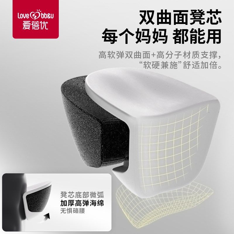 爱蓓优腰凳婴儿轻便四季多功能抱娃神器背带M前抱式宝宝小月龄背