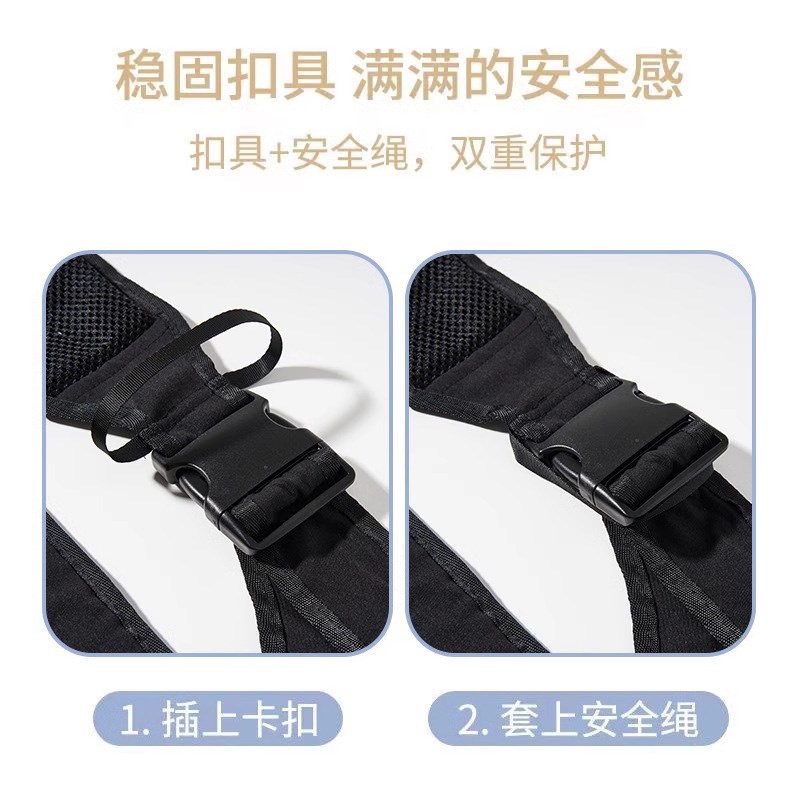 新款婴儿背带外出简m易腰凳大童抱抱拖横前抱式两用多功能抱娃神
