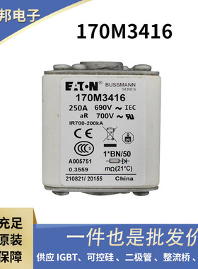 170M7219 170M7220 170M7221 170M7222全新低压熔断器 保险丝