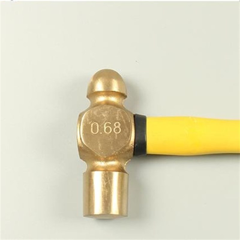 防爆圆头锤 0.5磅-3P铜奶头锤 防爆手锤 铜锤0.22kg-1.36kg