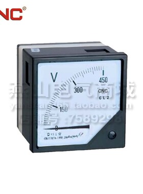 6L2-V低压指针式电压表10V-35KV交流高压仪表配电柜指示仪长城CNC