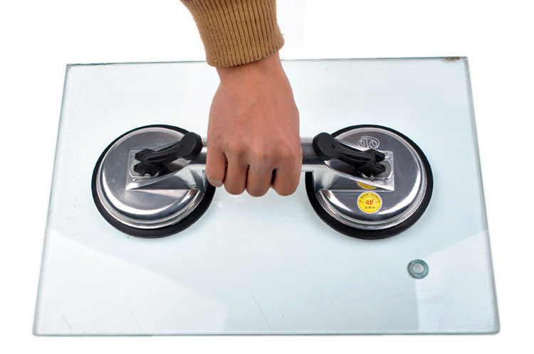 厂家千达铝合金双爪玻璃吸盘瓷砖吸盘防静电地板单爪吸盘850