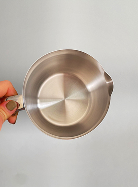 304不锈钢复合底大容量1.8L多用咖啡壶拉花杯奶泡V杯拉花缸花茶壶