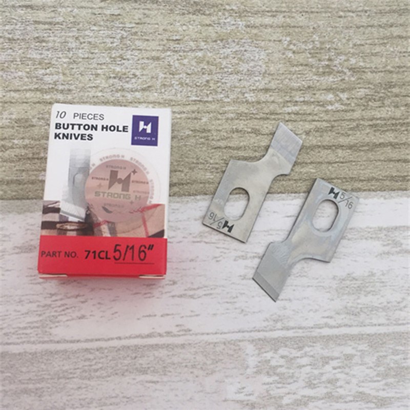 强信781平头锁眼刀重机 锁眼机刀片纽门纽扣眼刀片B2702-047-LOO