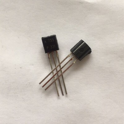 2SA733 效果那个绿晶体管 PNP型三极管A733  直插TO-92