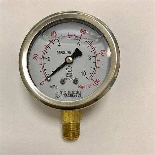 Pressure gauge 10mpa 100kg 耐震压力表 YN-62 径向 直径61mm