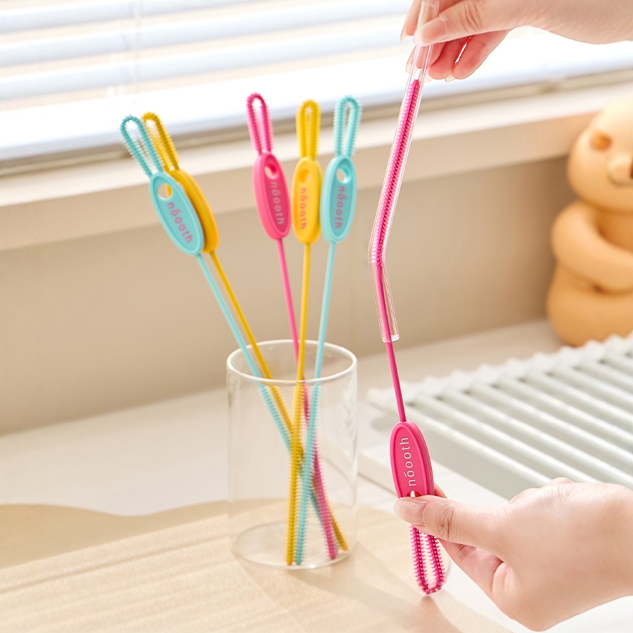 奢域硅胶吸管刷婴儿奶瓶保温杯