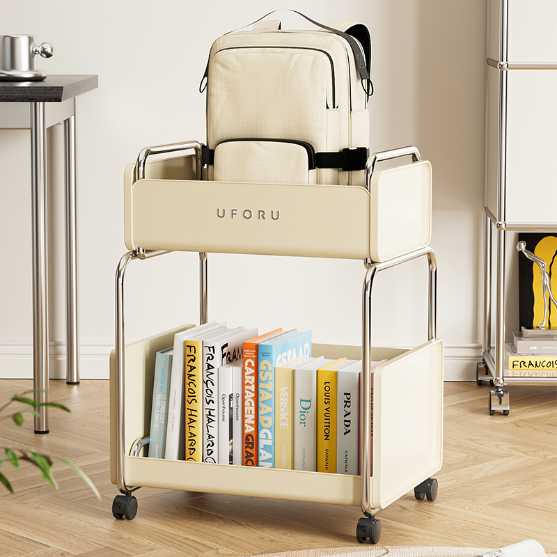 书包置物架可移动桌下收纳筐初中生可承重