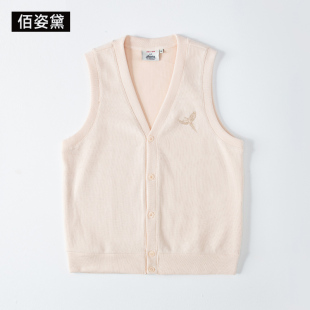 马甲女春夏新款休闲无袖针织美式坎肩背心刺绣轻薄款马夹开衫外套