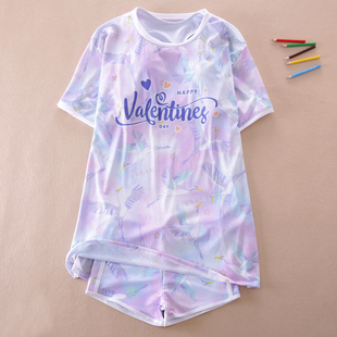 女大童游泳衣分体中学生女孩泳衣三件套保守显N瘦少女泳装 15岁