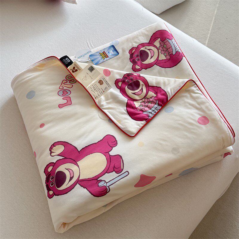 空调被夏季夏凉被A类母婴级儿童薄款双人单人夏天可X机洗大豆夏被