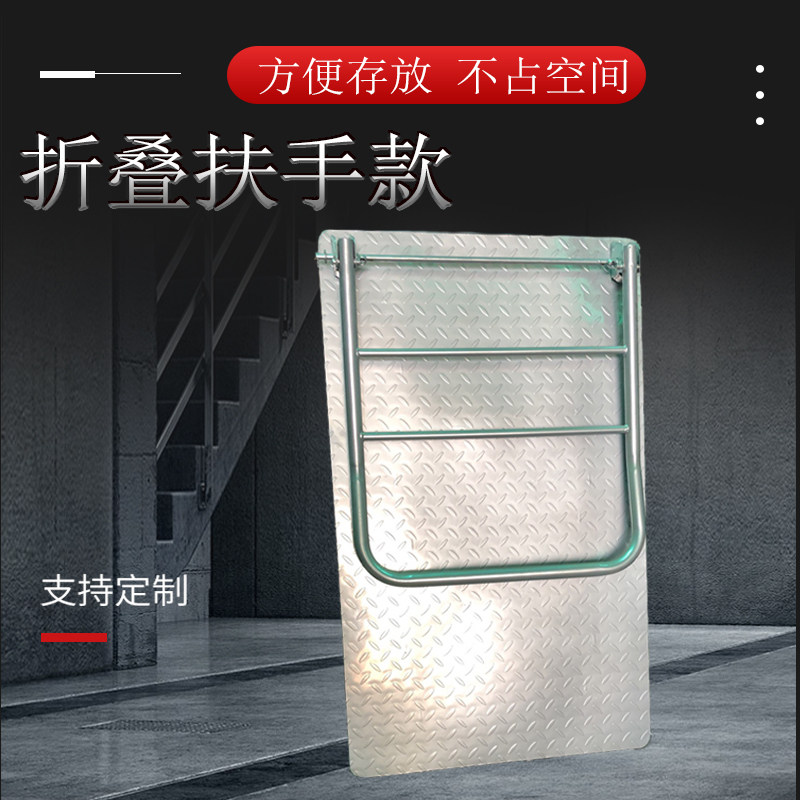平板车家a用拉货车钢板小推车搬运工具静音脚轮折叠手推板车搬运