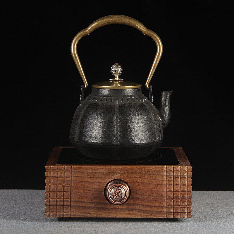 养生壶煮水壶泡茶j铸铁壶茶壶套装茶具铁壶工艺礼品新中式茶室摆