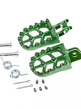 适用川崎越野摩托车CNC改装脚踏板脚蹬KX KXF KLX 250 450 KX250F