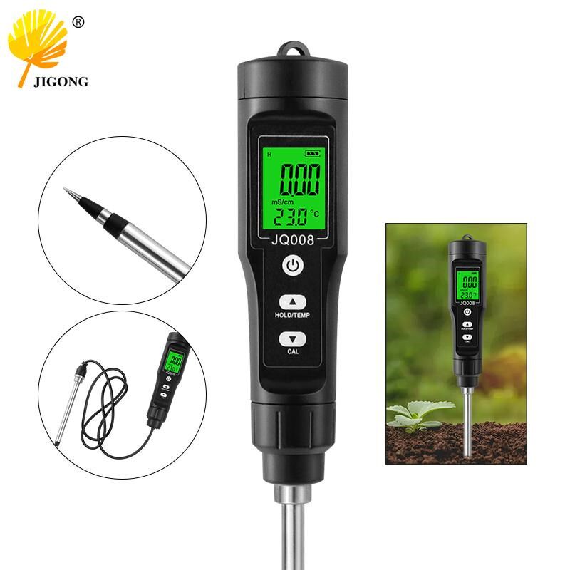 土壤EC值检测仪 园艺检测仪 果园种植测试仪EC测试检测土壤温度计