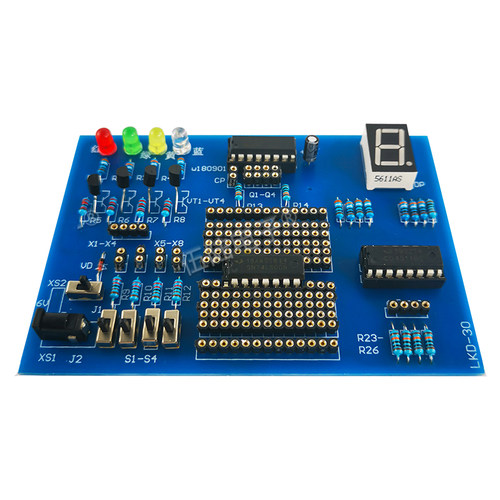 自制数字集成电路实验板 教学散件 数字电路实验专用 做中学!