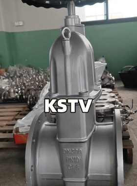 上海沪工304不锈钢弹性座封法兰闸阀Z45X-16P暗明杆CF8沟槽软密封