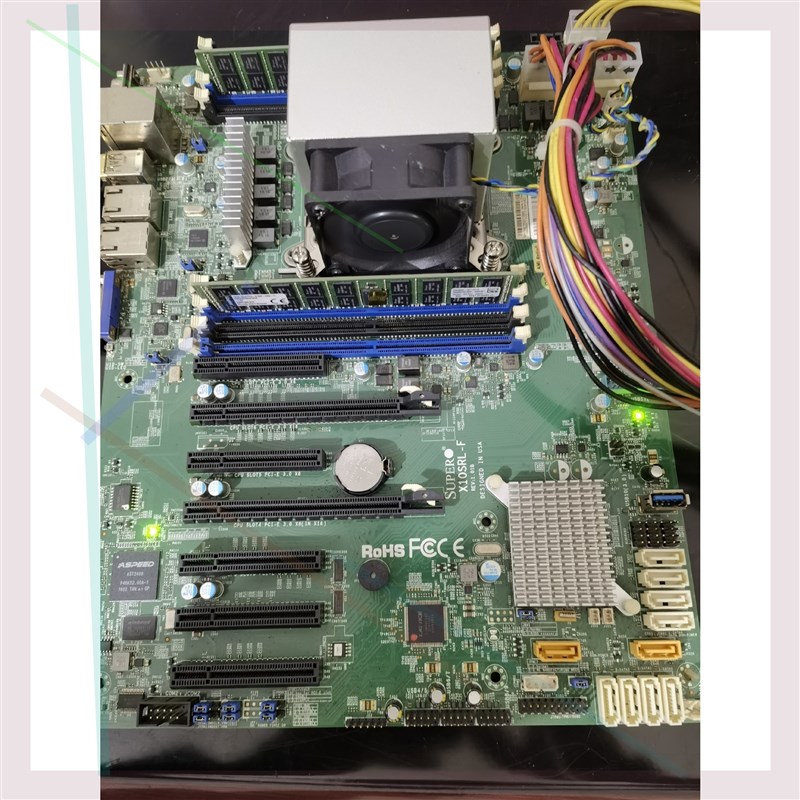 超威  X10SRL-F,单路服务器主板,X99,成色如图,