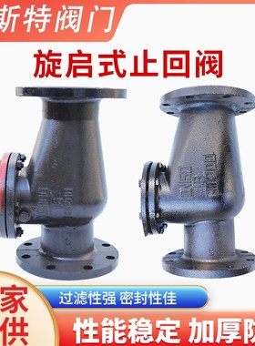 H44H-16铸铁旋启式单向阀逆止阀止回阀DN4050 65 80 100 125 150