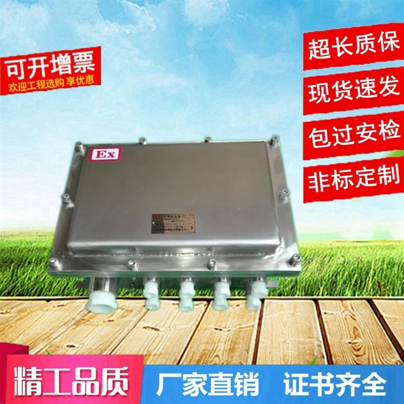 304不锈钢防爆接线箱300*400*200IIBT4隔爆仪表控制配电柜体外壳