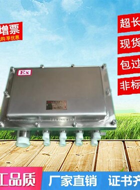 304不锈钢防爆接线箱300*400*200IIBT4隔爆仪表控制配电柜体外壳