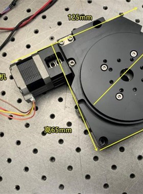 进口超薄电动旋转台 数控分度盘 SGSP-120YAW 高精度转盘 转台