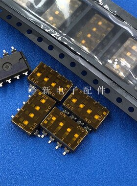 219004LPSTR美国4位拨码开关琴键式贴片平拨指拨编码开关2.54