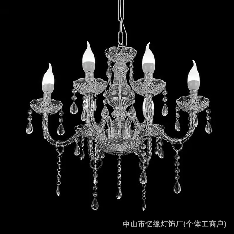 新款婚庆亚克e力水晶吊灯婚礼堂舞台留影区仪式亭装饰婚庆道具路