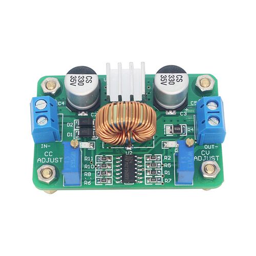 DC-DC恒压恒流降压电源板2A 5V-30V转2-26V可调 CC CV充电LED驱动