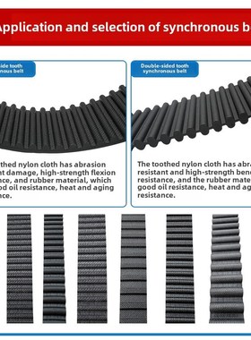 捷豹同步带STD480-S5M 485-S5M 490-S5M 495-S5M传动带JIEBAO皮带