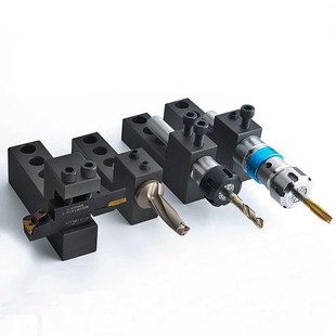 排刀架机床辅助刀机U钻内孔正反刀座单边钻孔排刀座数控车床刀座