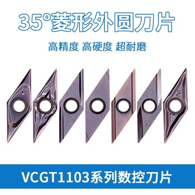 35度尖刀 VCGT110304/110302/04-1L ER-U EL-U MF L-F R-H -CY -S