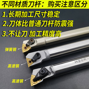 S20R 镗孔内孔刀杆 S25S 抗震镗孔刀S16Q MWLNR08数控车刀杆 防震