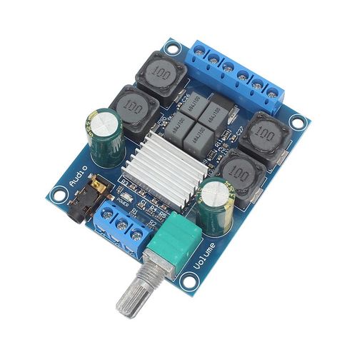TPA3116D2数字功放板 2*50W双声道 大功率 音频放大板模块 带开关