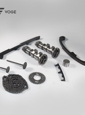 隆鑫VOGE无极机车LX300R RR AC DS GY原装进排气门凸轮轴正时链条