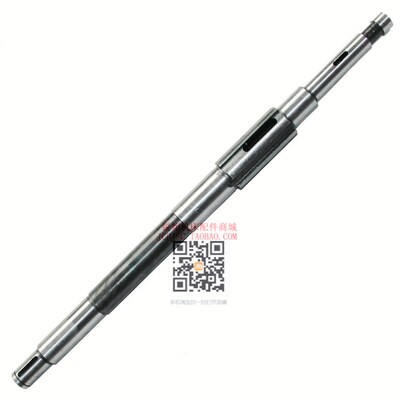 北京铣床X62W X52K铣床配件6188A 花键升降轴长587/6-42-10