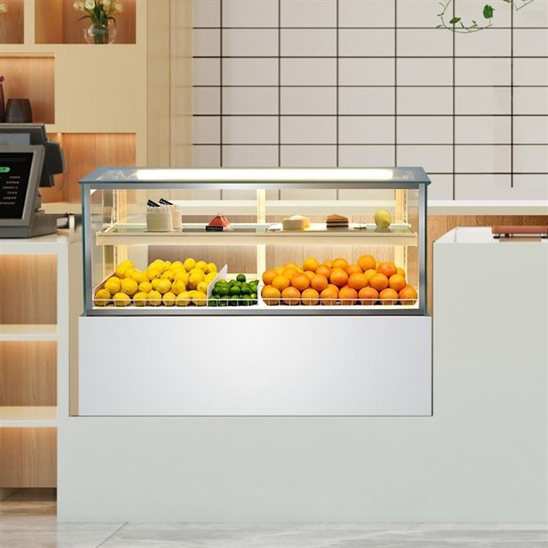 蛋糕柜甜品展示柜台n上冷藏冰柜奶茶店水果保鲜柜嵌入式展示柜商