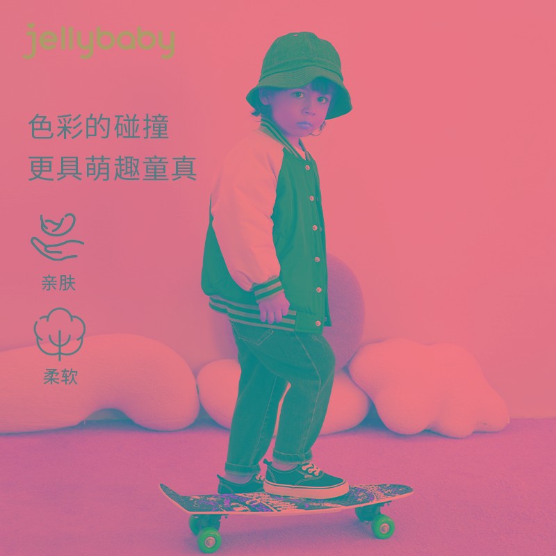 男童冬季棉服男儿童冬装棉袄加厚棉衣棒球服一岁宝宝夹棉外套冬款