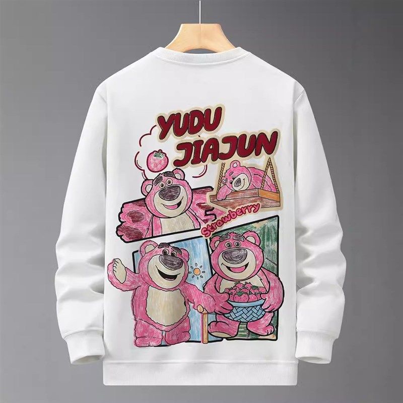 300斤胖子男装潮大码卫衣秋季薄款学生运动套头衫宽松打底长袖T恤