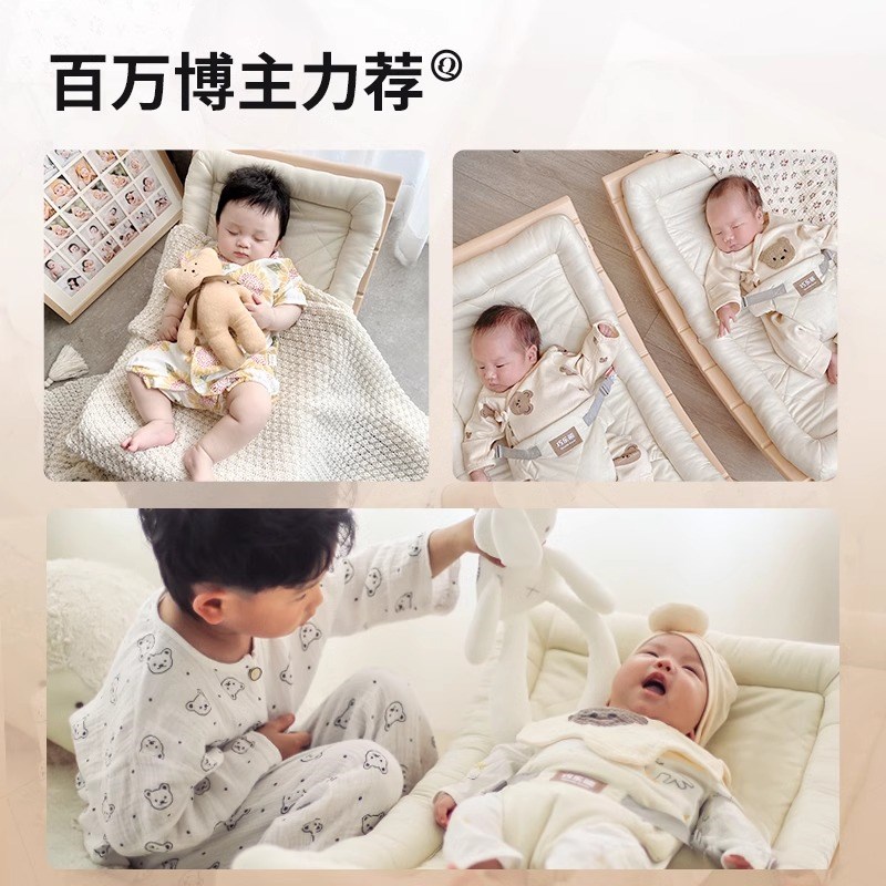 哄娃神器婴儿摇摇椅宝宝哄睡躺椅带娃G新生儿摇床非电动摇篮安抚