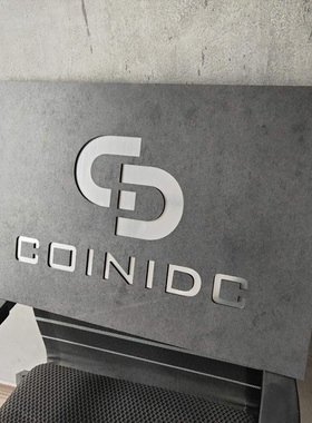 公司牌匾门牌定制挂牌灰色镂w空雕刻广告牌招牌设计极简风招牌店