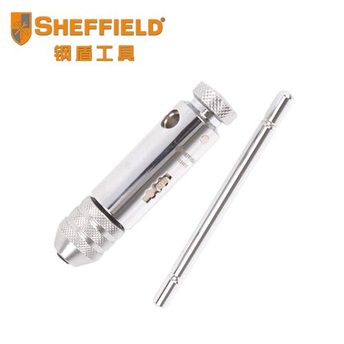 钢盾工具M3-M10/Mq5-M12T型棘轮丝锥绞手板牙铰手丝攻扳手丝锥绞