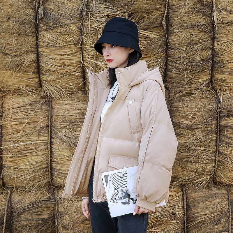 加厚面包服短款羽绒棉衣棉服女韩版宽松秋冬季外套棉袄2021年新款