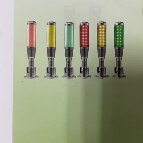 胜蓝SIRON折弯常亮带蜂鸣NPN 3色DC24V 正负LED信号灯D021-A-B-P