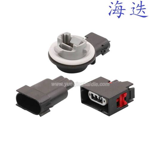 DJ70332F-1.5-11/21 汽车线束连接器插头3PIN 含端子3芯7287-0958