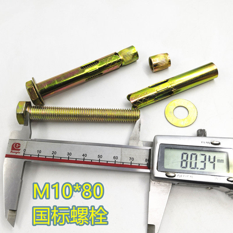 国标六角内膨胀螺栓M10*80 河北永年包邮 地板膨胀螺栓 围栏螺丝,鲜花速递/花卉仿真/绿植园艺,水枪,淘宝优惠券,粉丝福利购,淘宝优惠卷