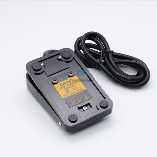 昌得CNTD 01塑料外壳脚踏开关有带线踏板脚踩1米M 1开1闭 10A CFS