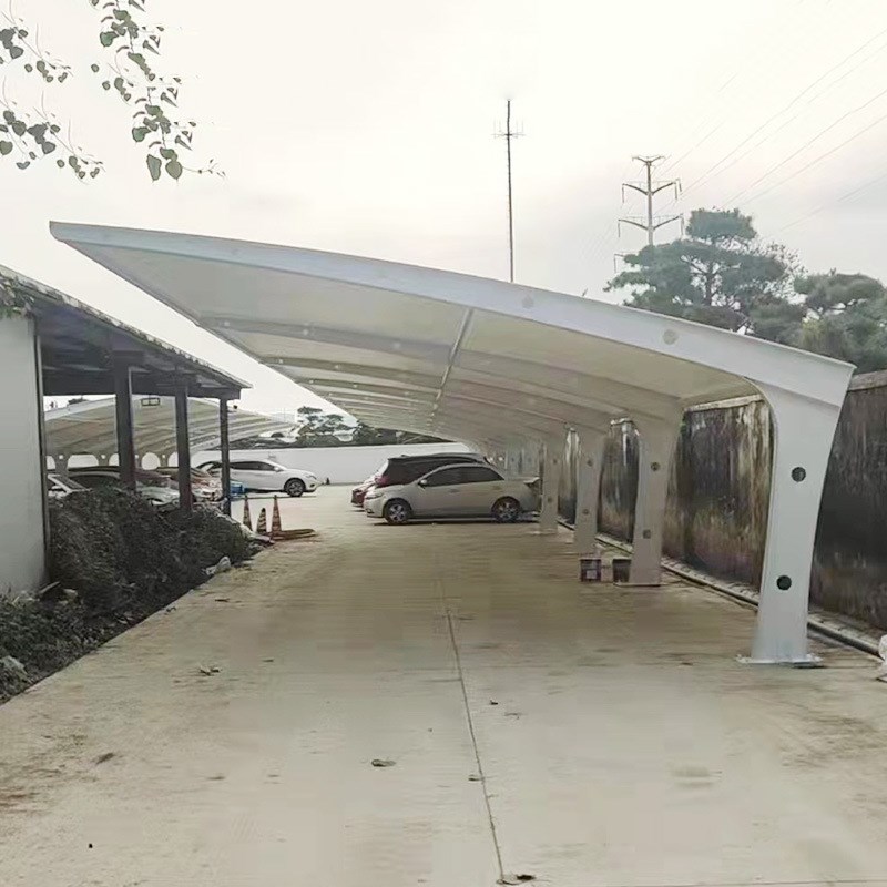 61少儿节工程张拉膜车棚小区y户外充电桩遮掩雨棚大小型膜结构工