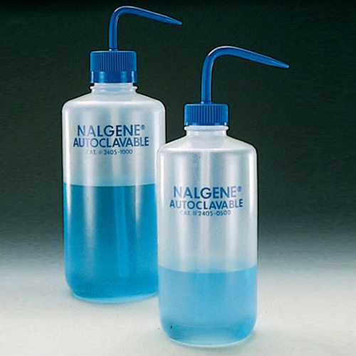 Nalgene可高温高压聚丙烯共聚物瓶体灭菌洗瓶 500ml洗瓶2405-0500