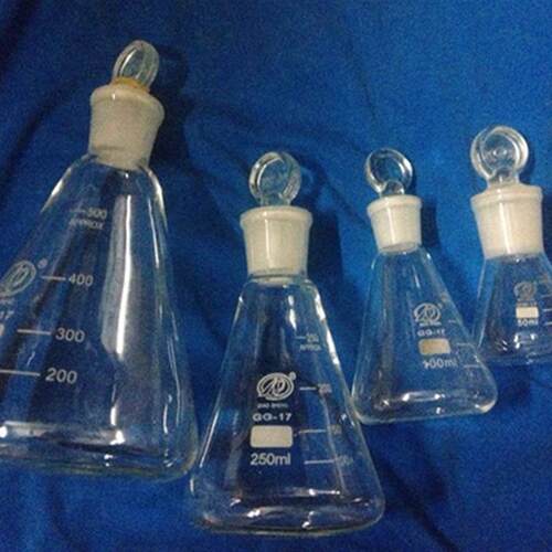 具塞三角烧瓶 50ML 磨口带塞三角烧瓶50ML 锥形瓶具塞